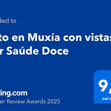 Apto En Muxia Con Vistas Al Mar Saude Doce Exterior photo
