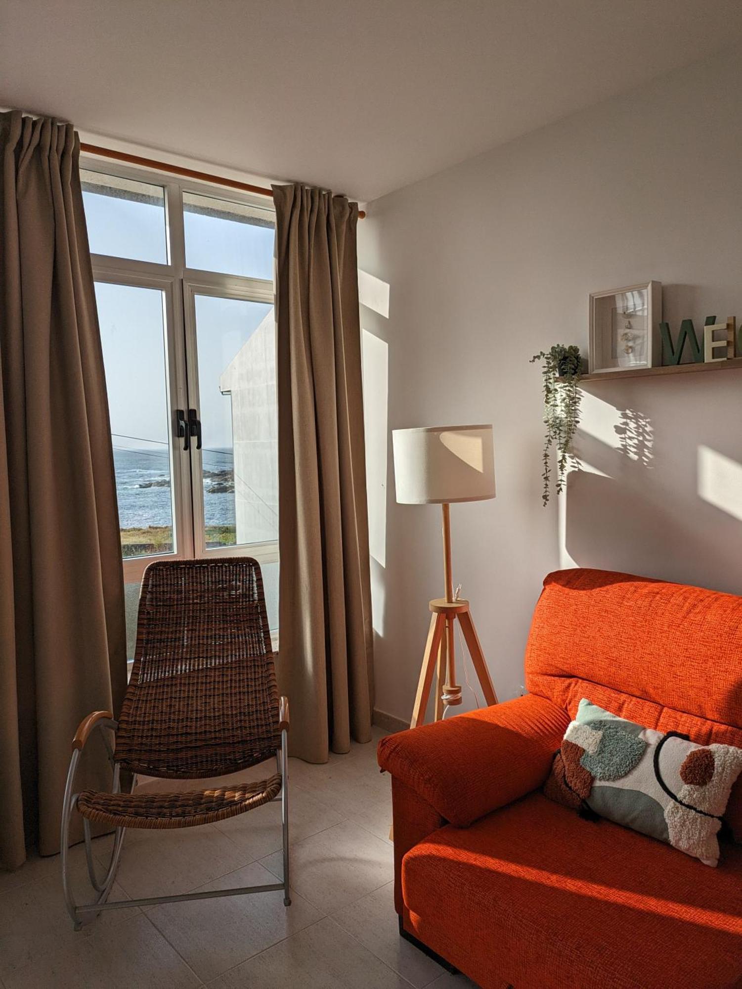 Apto En Muxia Con Vistas Al Mar Saude Doce Exterior photo