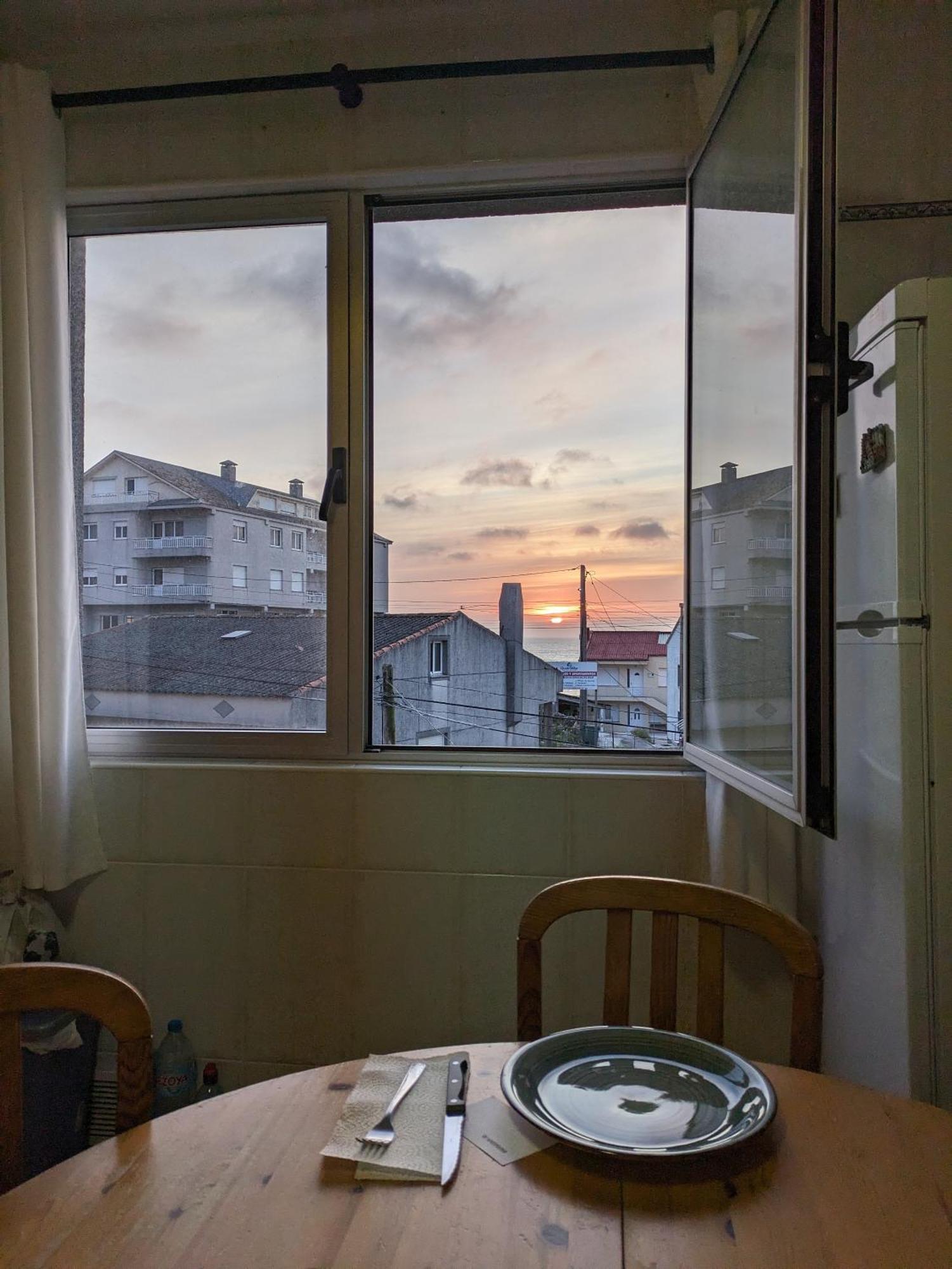 Apto En Muxia Con Vistas Al Mar Saude Doce Exterior photo