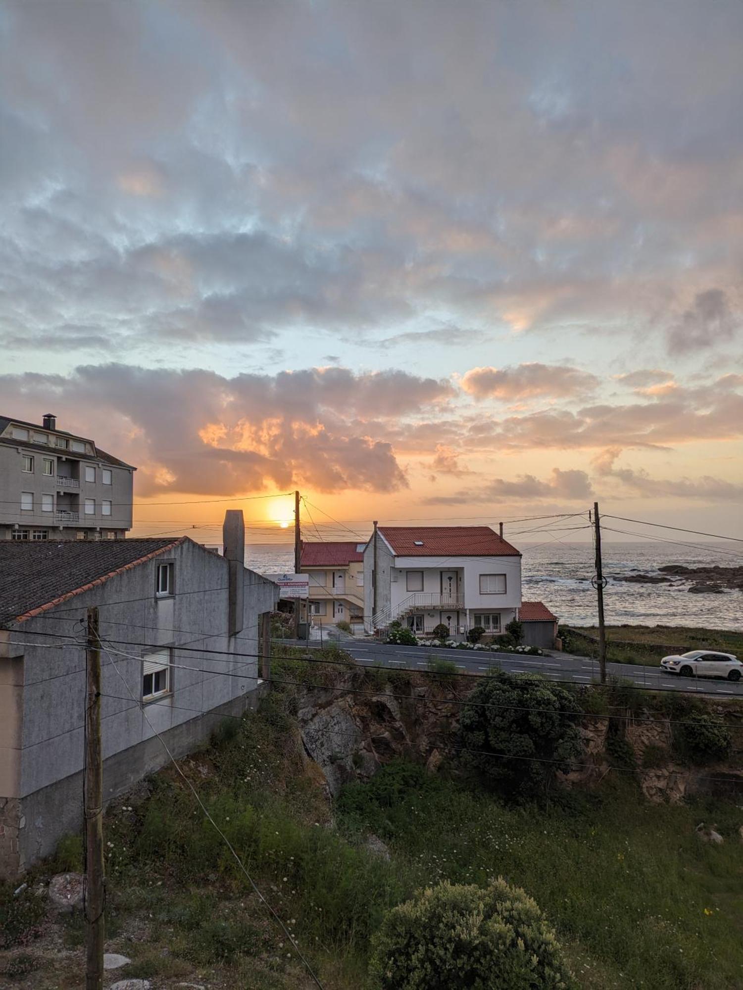 Apto En Muxia Con Vistas Al Mar Saude Doce Exterior photo