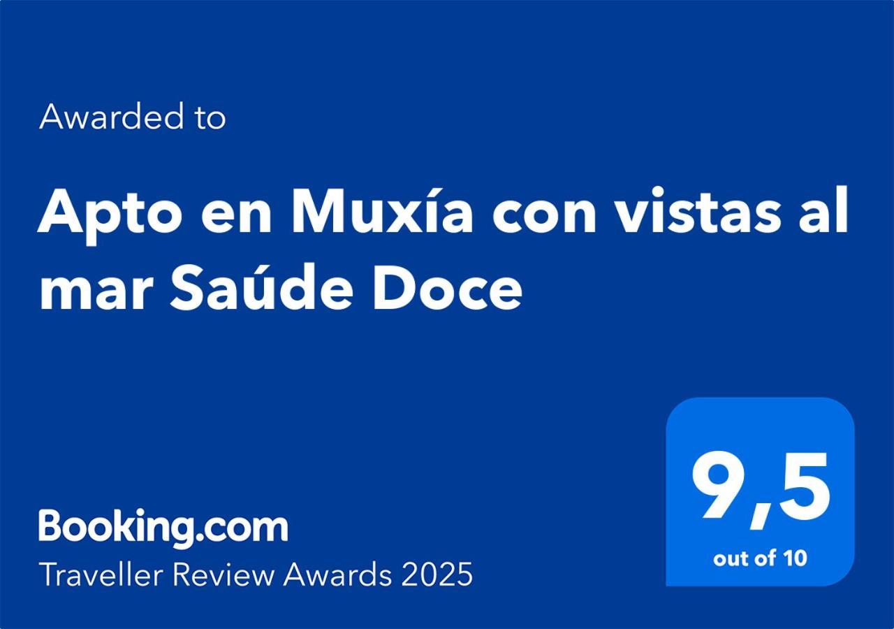 Apto En Muxia Con Vistas Al Mar Saude Doce Exterior photo